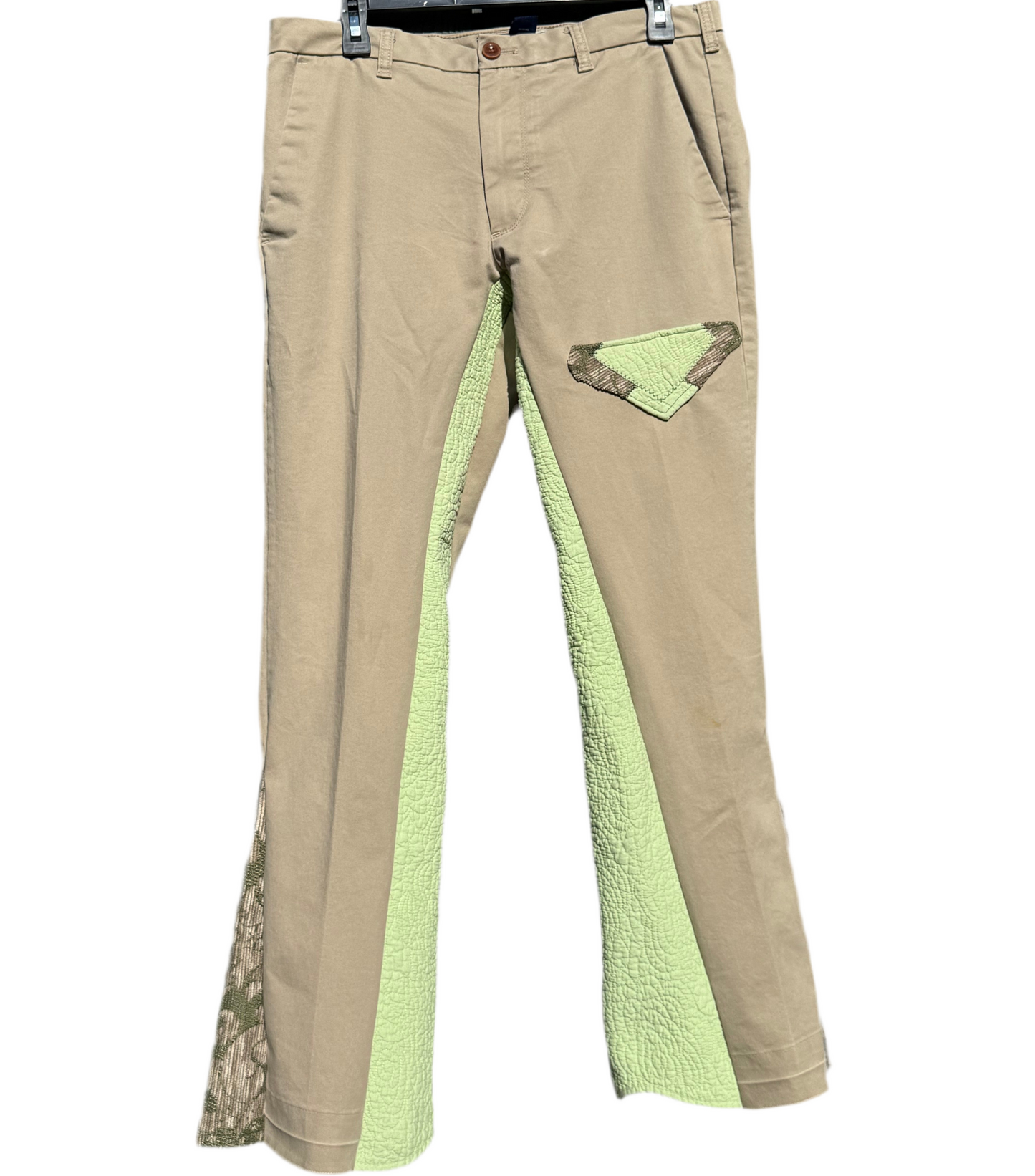 Greens Khaki flared pants