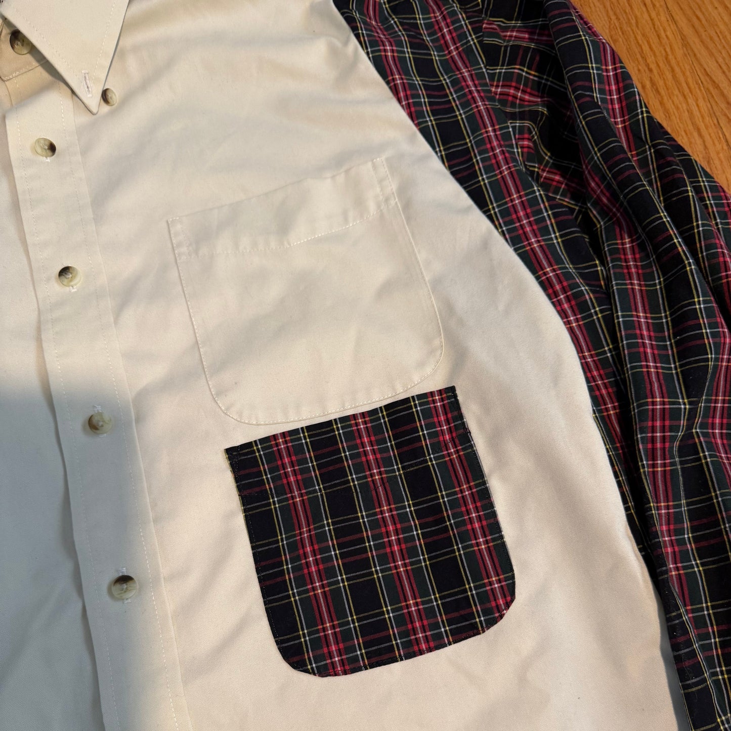 Upcycle Button-down shirt