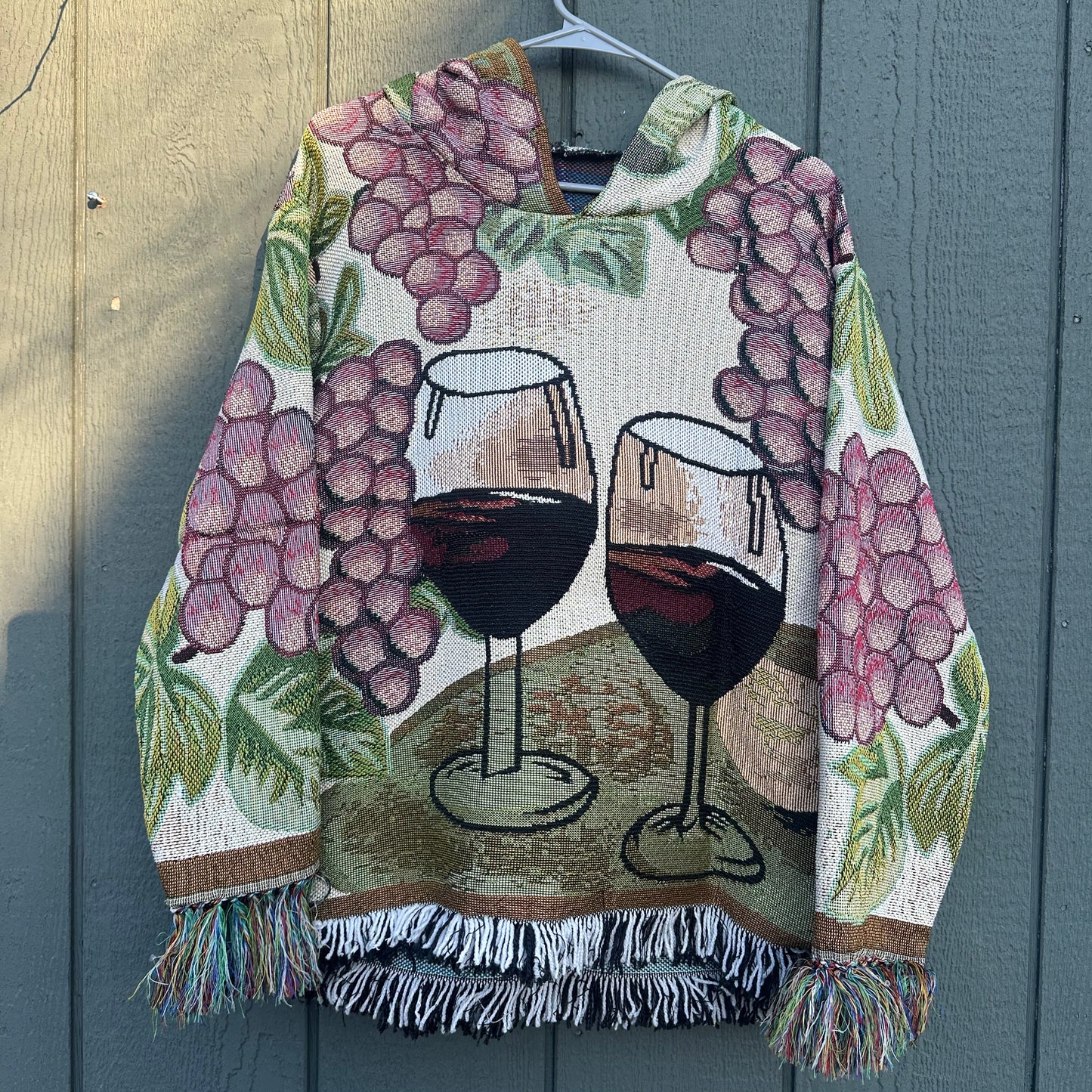 Wine Tapestry Hoodie