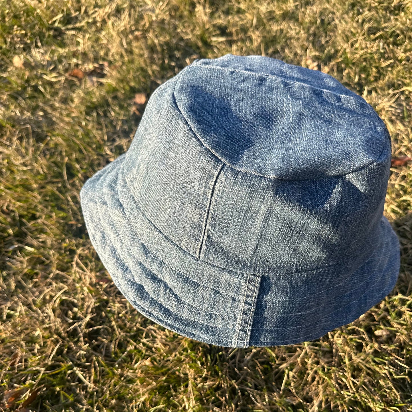 Reversible Scrap Denim Bucket Hat