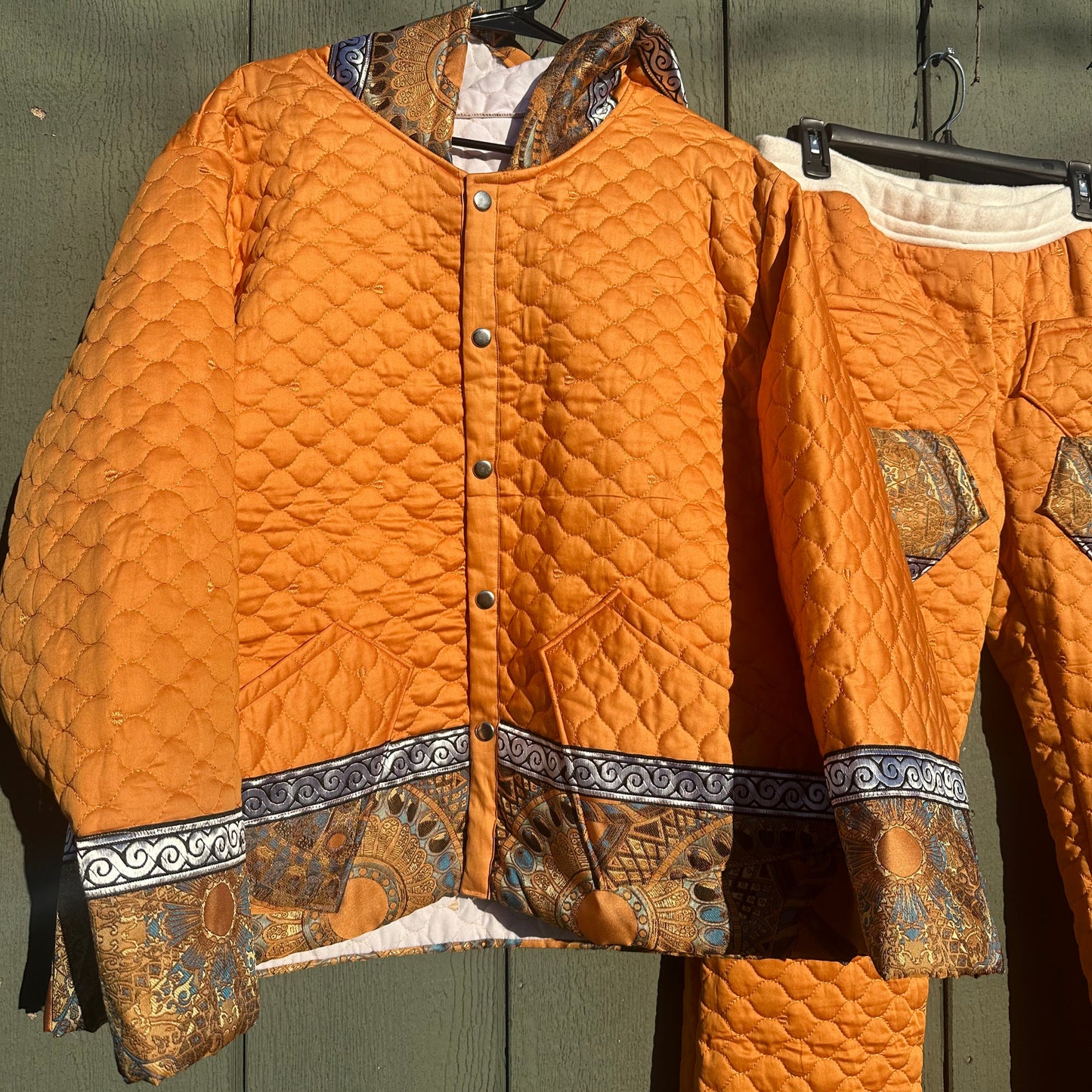 Tangerine Canyon Quilted Set