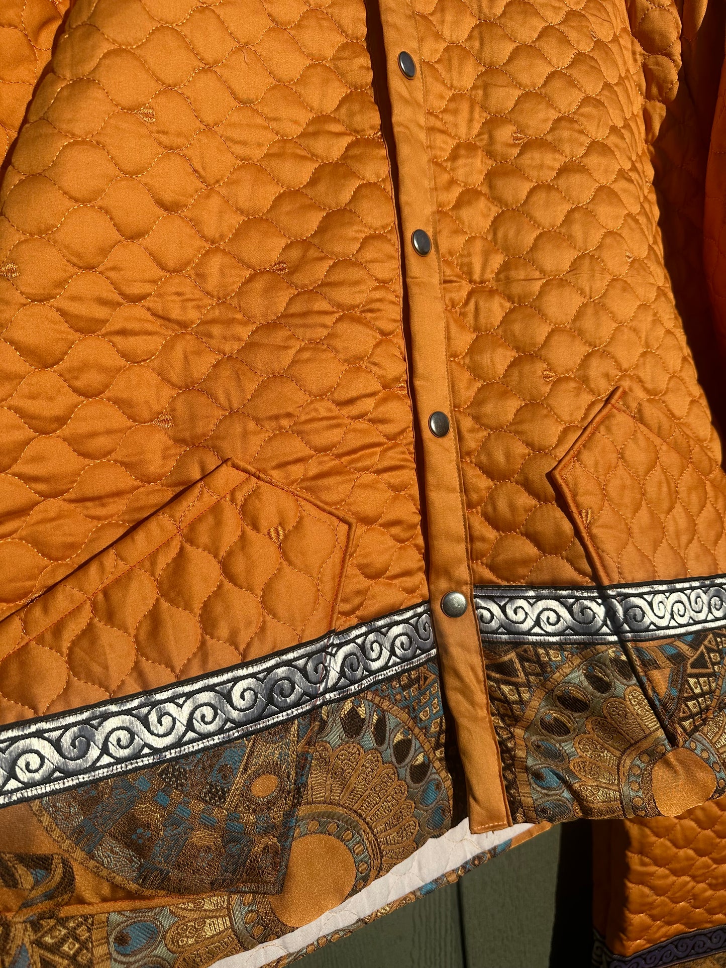 Tangerine Canyon Quilted Set